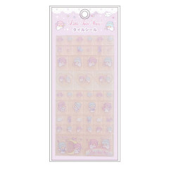 Japan Sanrio Tile Sticker - Little Twin Stars : Angel