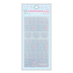 Japan Sanrio Tile Sticker - Little Twin Stars : Puff Puff