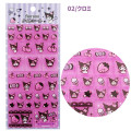 Japan Sanrio Tile Sticker - Kuromi - 1