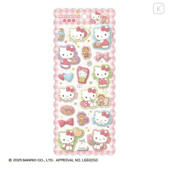 Japan Sanrio Marshmallow Sticker - Hello Kitty - 1