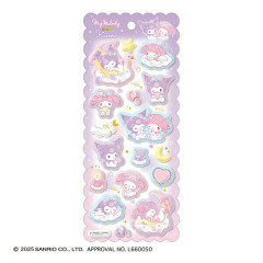Japan Sanrio Marshmallow Sticker - Kuromi & My Melody