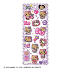 Japan Sanrio Marshmallow Sticker - Hello Kitty : Leopard