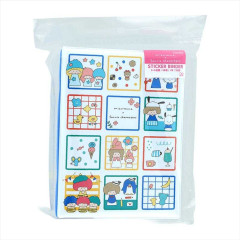 Japan Mizutama × Sanrio 6 Hole Sticker Binder - Square