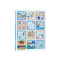 Japan Mizutama × Sanrio 6 Hole Sticker Binder - Square - 3