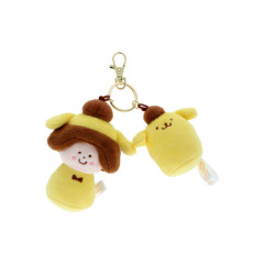 Japan Mizutama × Sanrio Plush Keychain - Pompompurin