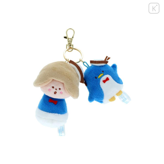 Japan Mizutama × Sanrio Plush Keychain - Tuxedosam - 1