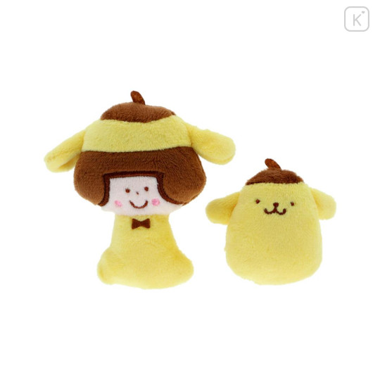 Japan Mizutama × Sanrio Plush Badge - Pompompurin - 2
