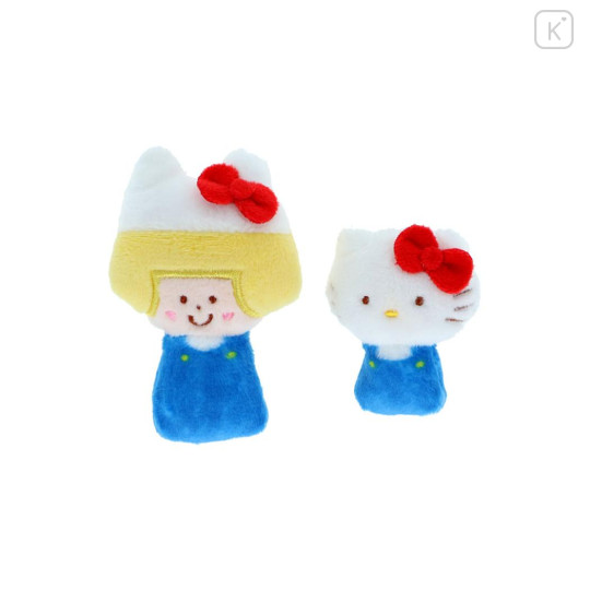 Japan Mizutama × Sanrio Plush Badge - Hello Kitty - 2