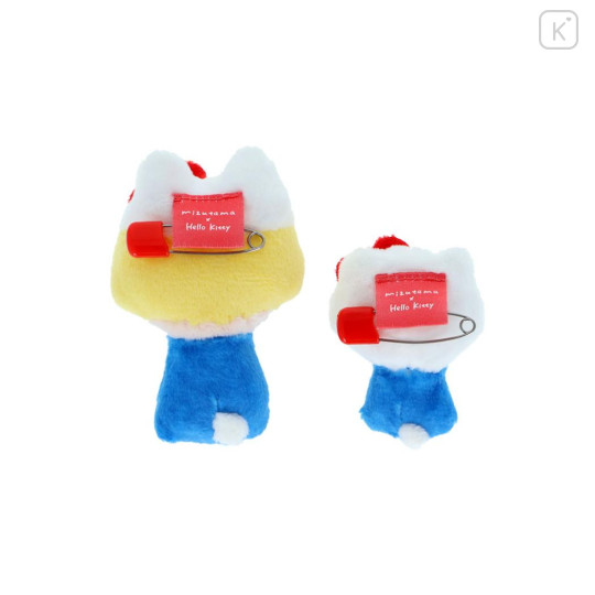 Japan Mizutama × Sanrio Plush Badge - Hello Kitty - 3
