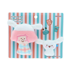 Japan Mizutama × Sanrio Plush Badge - Cinnamoroll