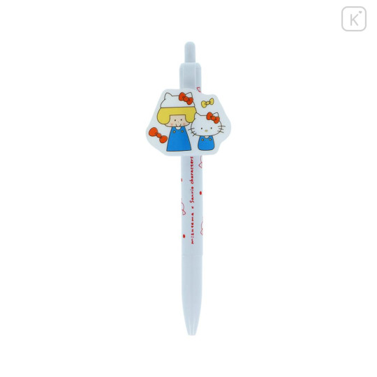Japan Mizutama × Sanrio Ballpoint Pen with Plate - Hello Kitty - 1
