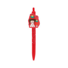 Japan Mizutama × Sanrio Ballpoint Pen with Plate - Strawberry King