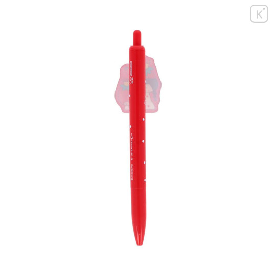 Japan Mizutama × Sanrio Ballpoint Pen with Plate - Strawberry King - 2