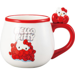 Japan Sanrio Mascot Mug - Hello Kitty : Ribbon