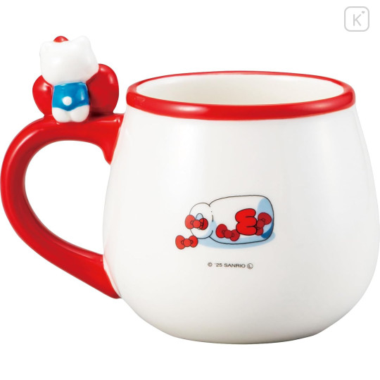 Japan Sanrio Mascot Mug - Hello Kitty : Ribbon - 2