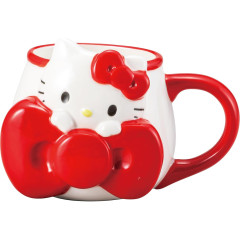 Japan Sanrio Edgy Mug - Hello Kitty : Ribbon