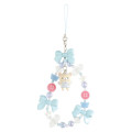 Japan San-X Original Bead Strap with Mascot - Korilakkuma : Lots of Korilakkuma Angel Blue - 1