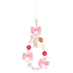 Japan San-X Original Bead Strap with Mascot - Korilakkuma : Lots of Korilakkuma Rabbit Costume