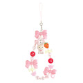 Japan San-X Original Bead Strap with Mascot - Korilakkuma : Lots of Korilakkuma Rabbit Costume - 1