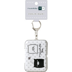Japan San-X Original Mini Accessory Case Keychain - Monokuro Boo : Tin Can