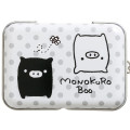 Japan San-X Original Mini Accessory Case Keychain - Monokuro Boo : Tin Can - 2