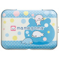 Japan San-X Original Mini Accessory Case Keychain - Mamegoma : Tin Can - 2