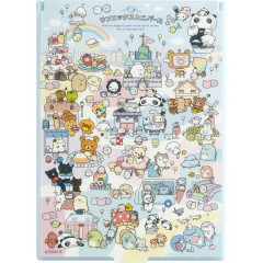 Japan San-X Folding Stand Mirror - Universe San-X Town Characters