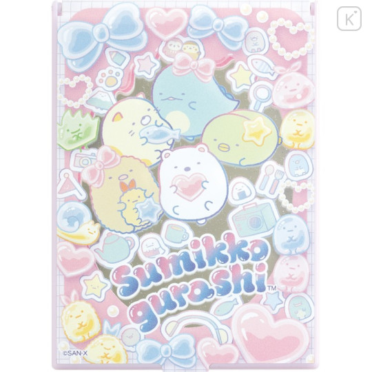 Japan San-X Original Folding Stand Mirror - Sumikko Gurashi : Gummy Gummy Party - 1