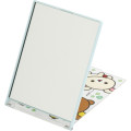 Japan San-X Original Folding Stand Mirror - Rilakkuma : Chairoikoguma's Kumakyun Days - 2
