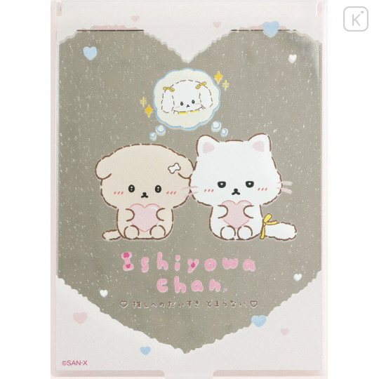 Japan San-X Folding Stand Mirror - Ishiyowa-chan : Love My Favorite Idol - 1