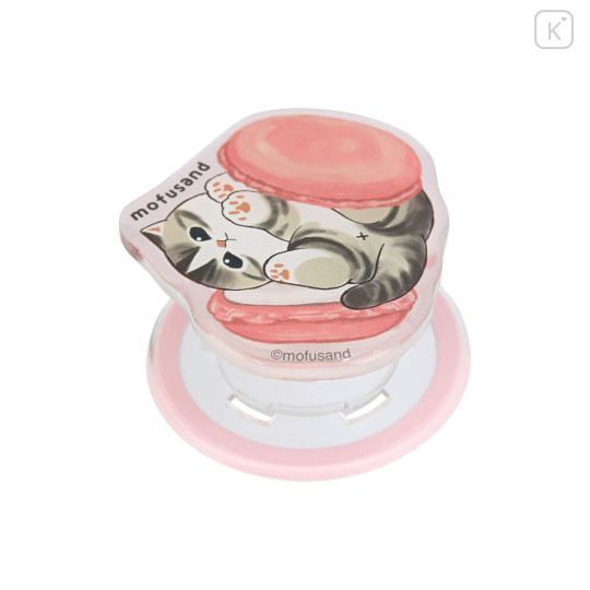 Japan Mofusand Pocopoco Smartphone Grip with MagSafe - Sweets Nyan Macaroon Cat - 1