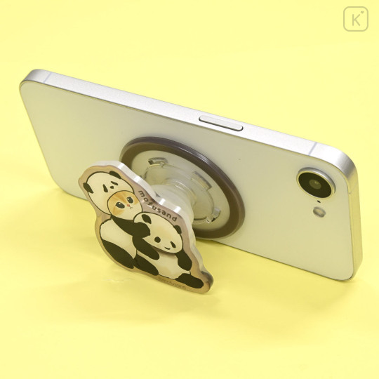 Japan Mofusand Pocopoco Smartphone Grip with MagSafe - Panda Nyan Cat - 2