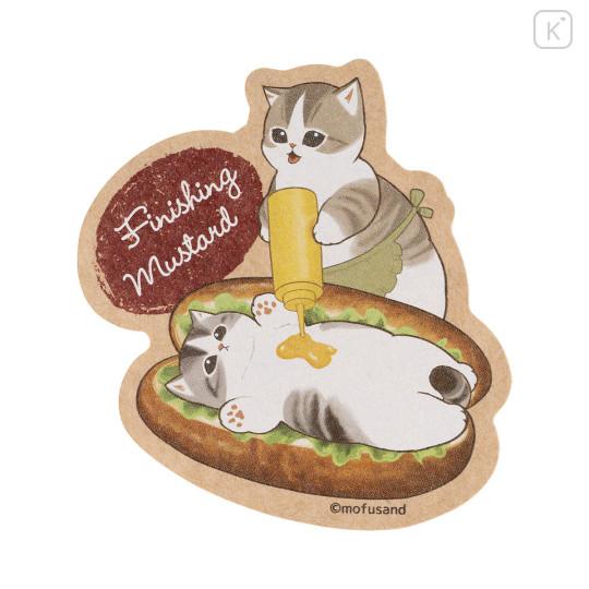 Japan Mofusand Smartphone Sticker - Mofumofu Bakery Cat Mustard Bread - 1