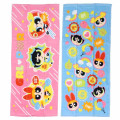 Japan The Powerpuff Girls Shirred Face Towel Set - Pink Blue - 1