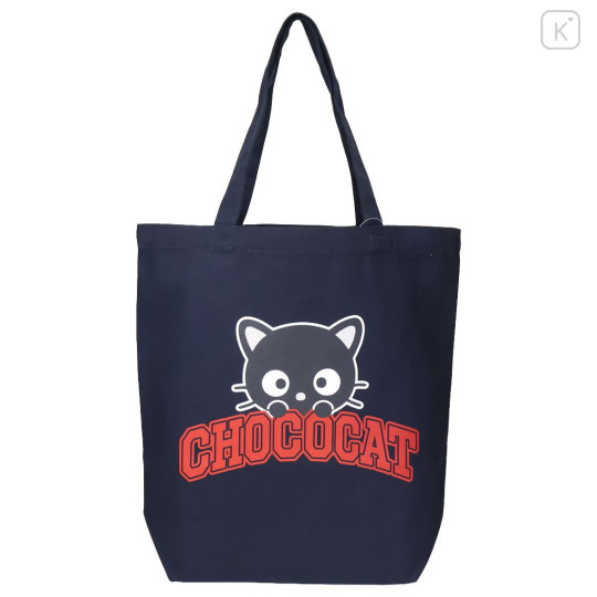 Japan Sanrio Tote Bag - Chococat : College Navy - 1
