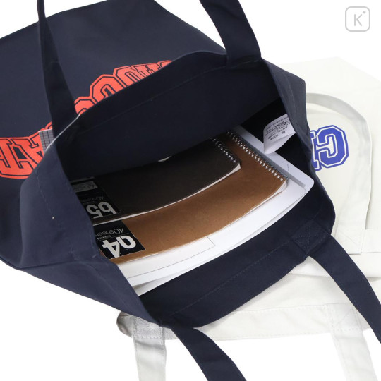 Japan Sanrio Tote Bag - Chococat : College Navy - 3