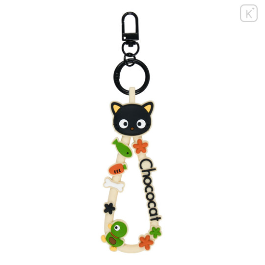 Japan Sanrio Original Rubber Cord Keychain - Chococat : Character Awards - 1