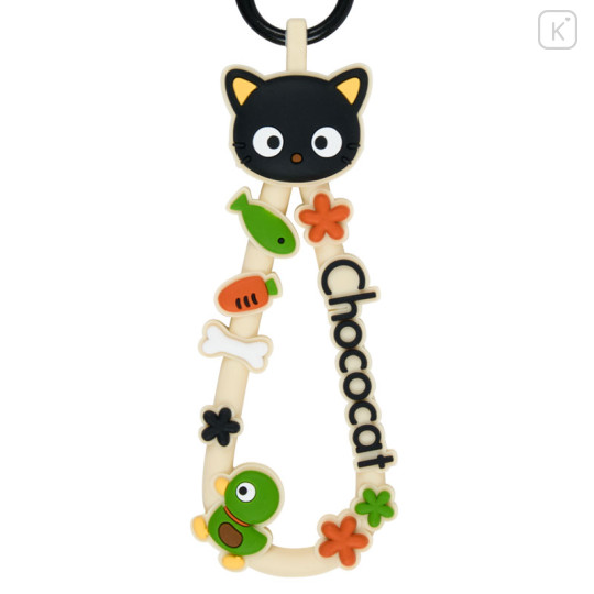 Japan Sanrio Original Rubber Cord Keychain - Chococat : Character Awards - 2