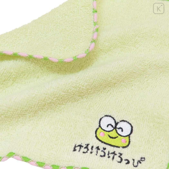 Japan Sanrio Embroidered Handkerchief Towel - Keroppi - 2