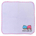 Japan Sanrio Embroidered Handkerchief Towel - Little Twin Stars - 1