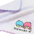 Japan Sanrio Embroidered Handkerchief Towel - Little Twin Stars - 2