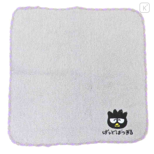 Japan Sanrio Embroidered Handkerchief Towel - Badtz-maru - 1
