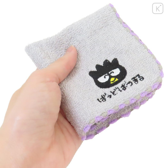 Japan Sanrio Embroidered Handkerchief Towel - Badtz-maru - 3