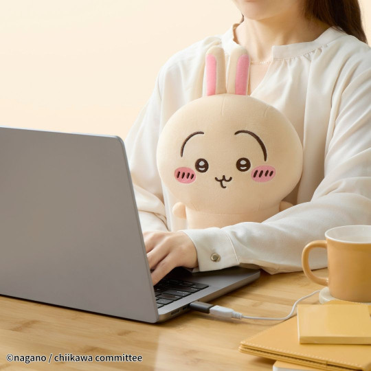 Japan Chiikawa Plush USB Warmer - Usagi - 4