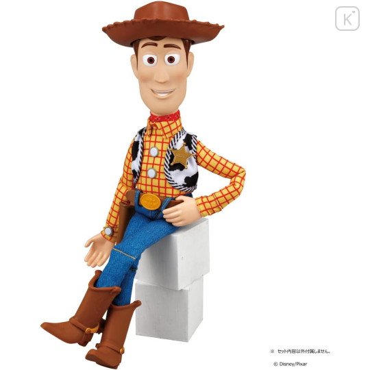 Japan Disney Real Size Talking Figure - Woody - 7
