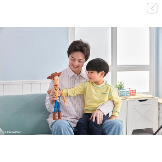 Japan Disney Real Size Talking Figure - Woody - 8