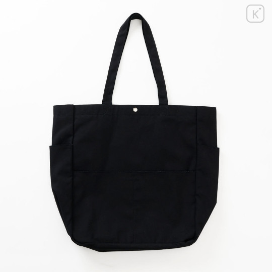 Japan Chiikawa Tote Bag - Chiikawa & Momonga : Magical Chiikawa Bad Version Black - 6