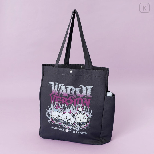 Japan Chiikawa Tote Bag - Chiikawa & Hachiware & Usagi : Magical Chiikawa Bad Version - 2