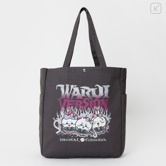 Japan Chiikawa Tote Bag - Chiikawa & Hachiware & Usagi : Magical Chiikawa Bad Version - 3