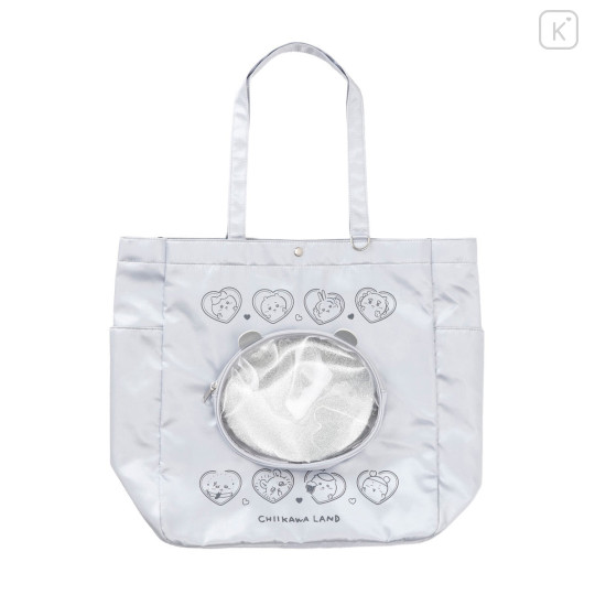 Japan Chiikawa Tote Bag - Chiikawa Land : Go! Ikebukuro! Silver - 4
